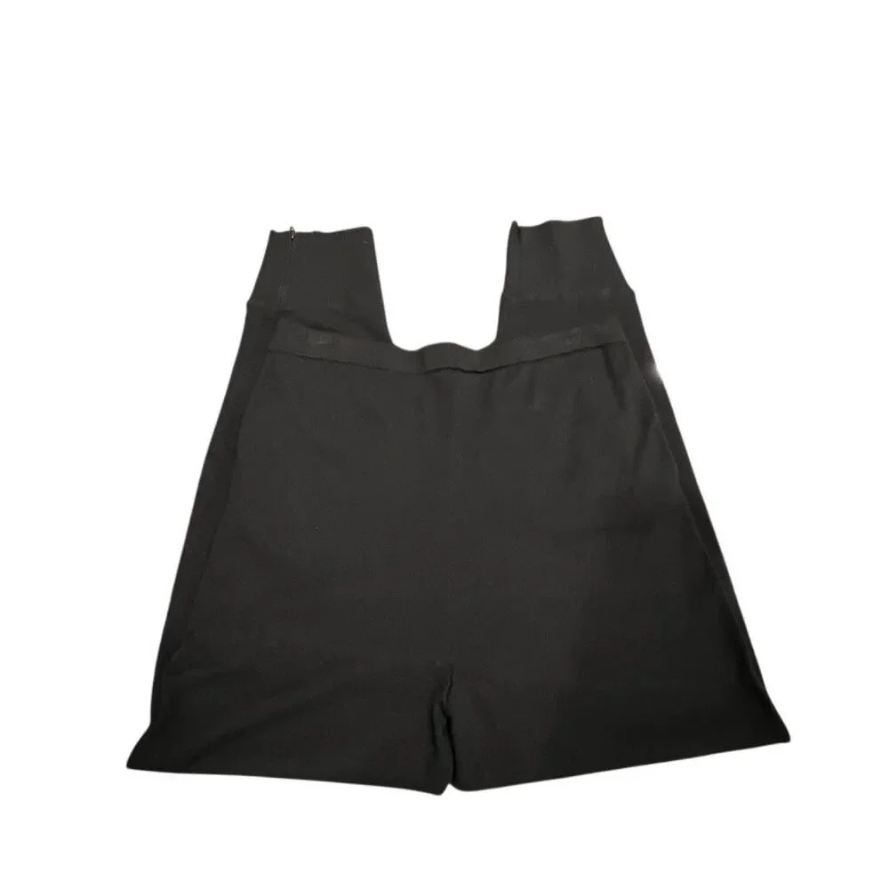 Per Se by Carlisle Women's Ankle Zip Drawstring Jogger Sweatpants Black Medium